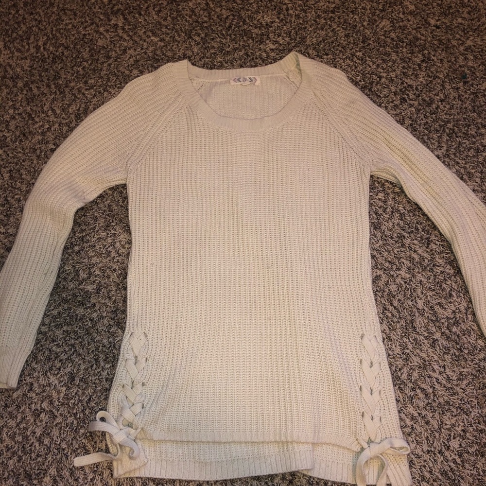 Cream sweater